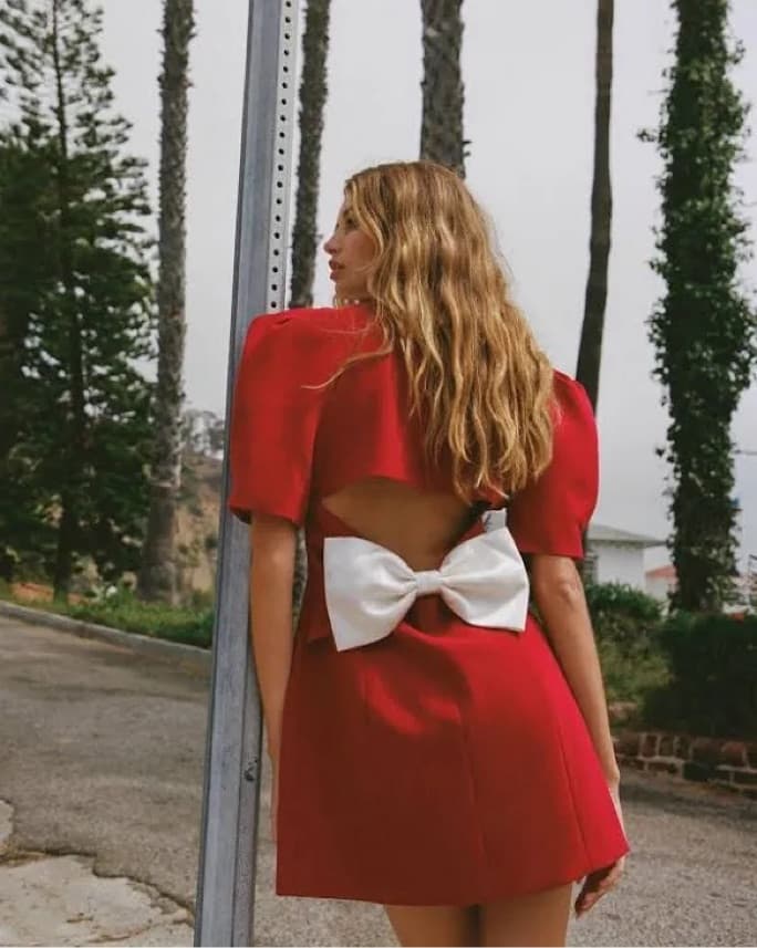 Nana jacqueline Red Alia Dress - Image 3