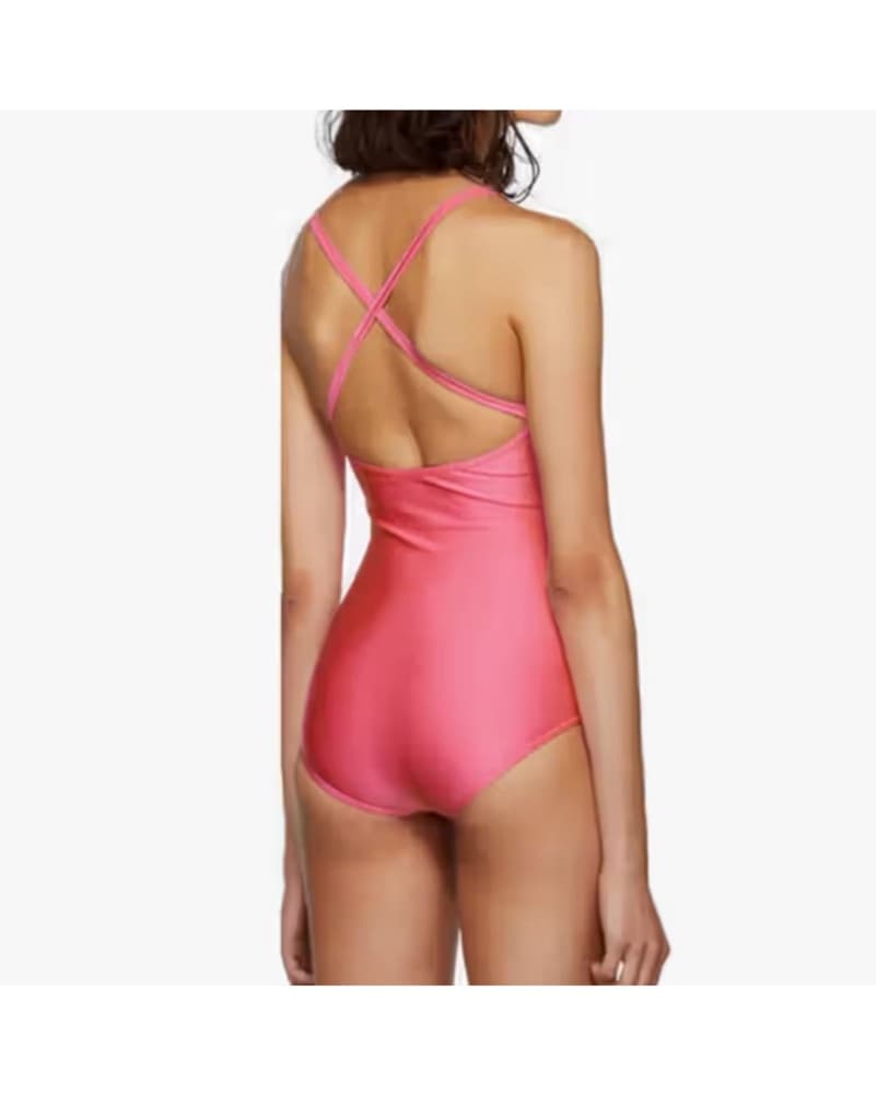Pink Gucci Logo Swimsuit - Image 3