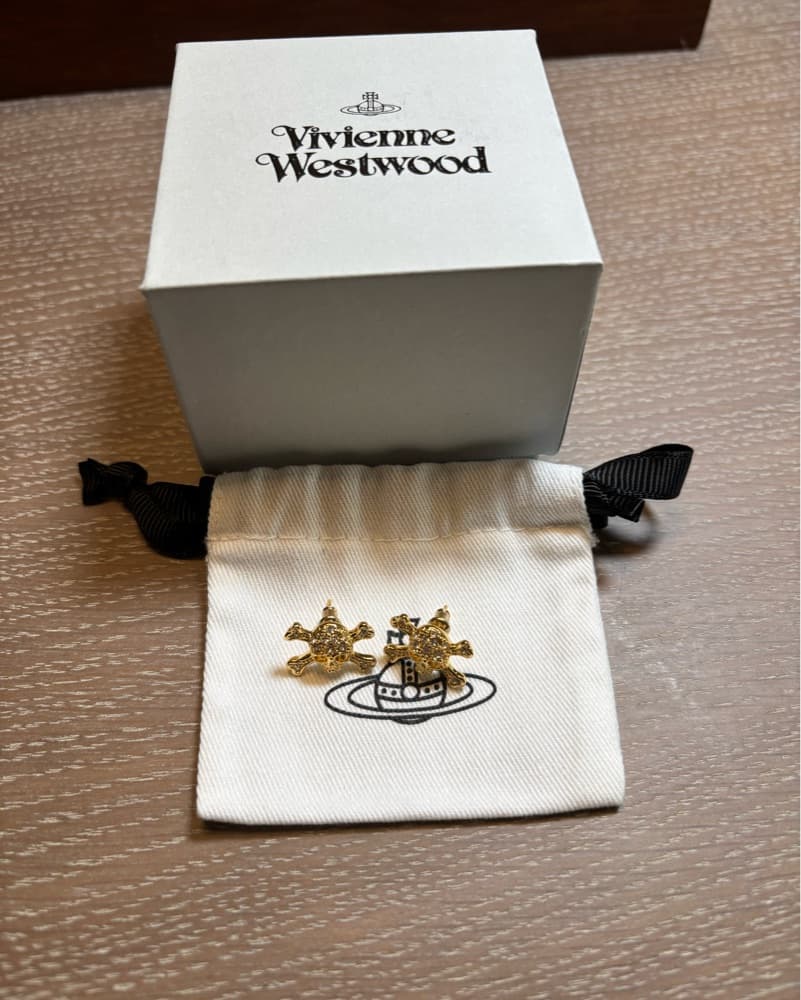 Vivienne Westwood Skull & Bones Earrings - Image 5