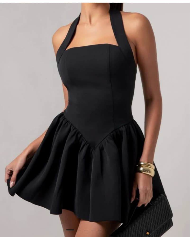 Heiress Beverlyhills Black Mini Dress - Image 1