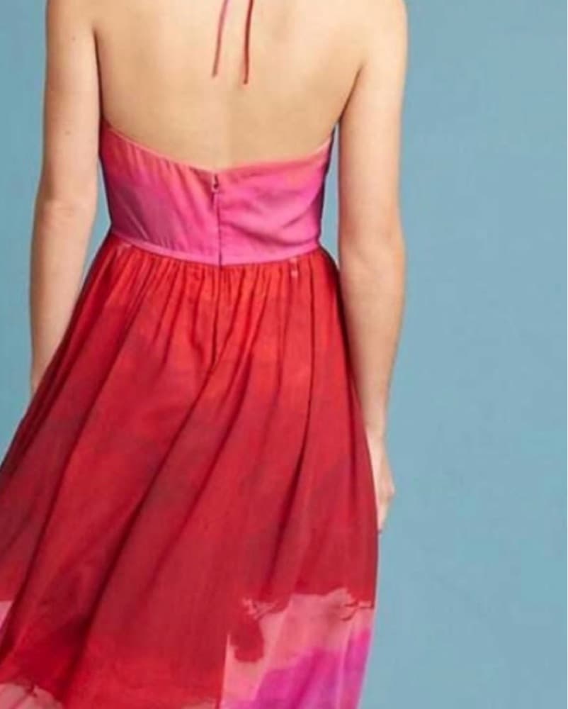 Tracy Reese Colorful Halter Dress - Image 3