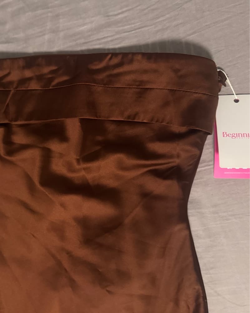 Maiah Brown Maxi Dress - Image 3
