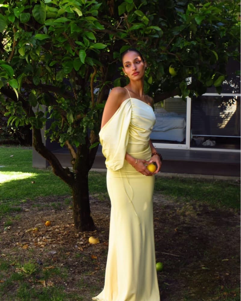 Yellow Wedding Guest Gown  - Image 4