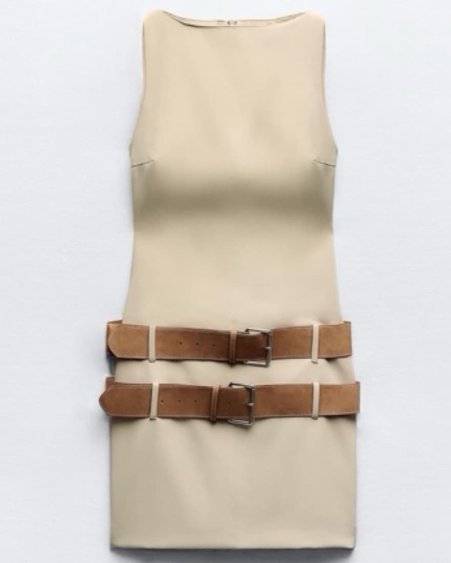Zara Double Belted Dress  - Image 2