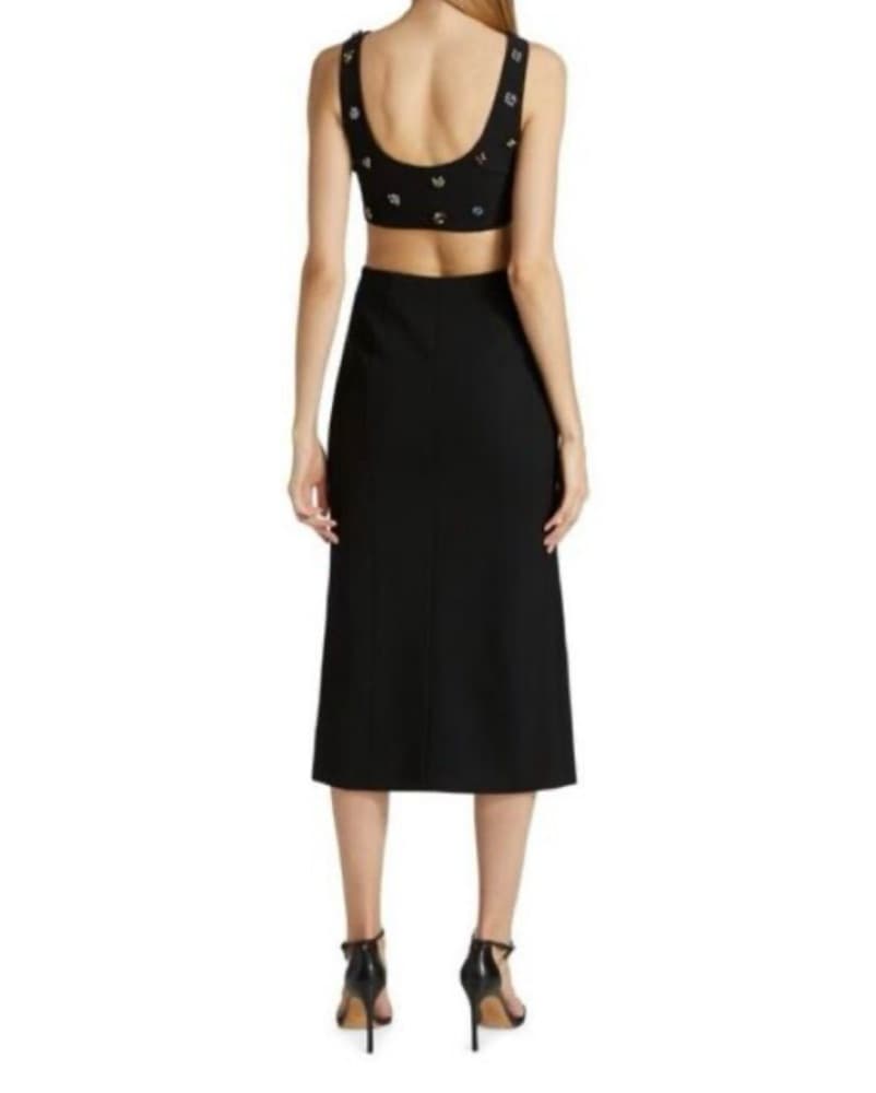 Cinq A Sept Embellished Cutout Dress - Image 2