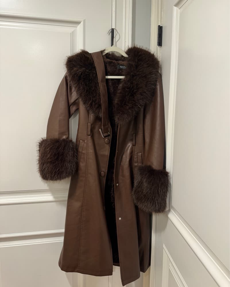 Akira Coat In Brown  - Image 3