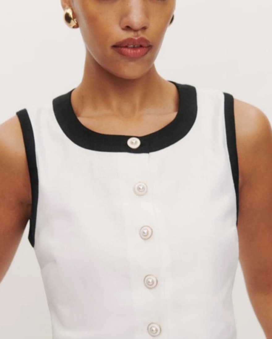 Reformation Roxy Two Piece Linen Set - Image 2