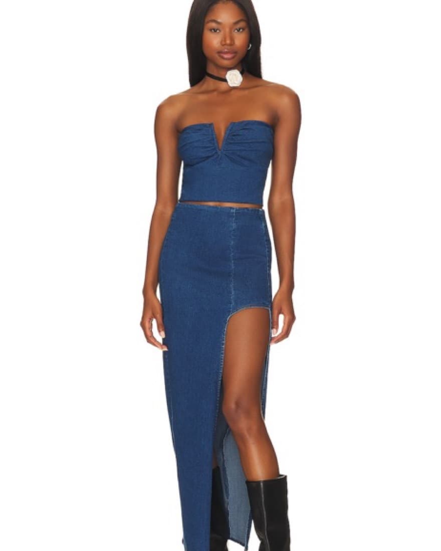 Denim Set - Line and Dot XS - Image 6