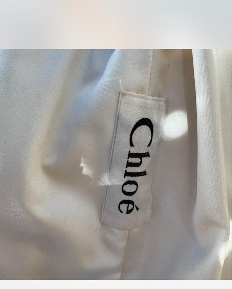 Chloe White Fur Coat - Image 3