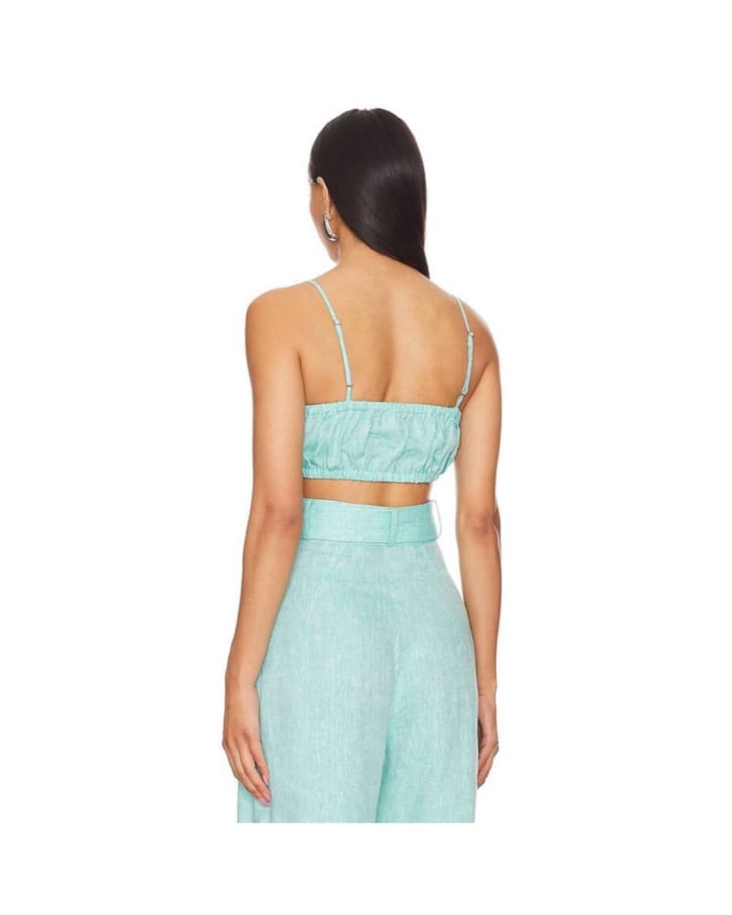 Matthew Bruch Pant Set In Seafoam - Image 4