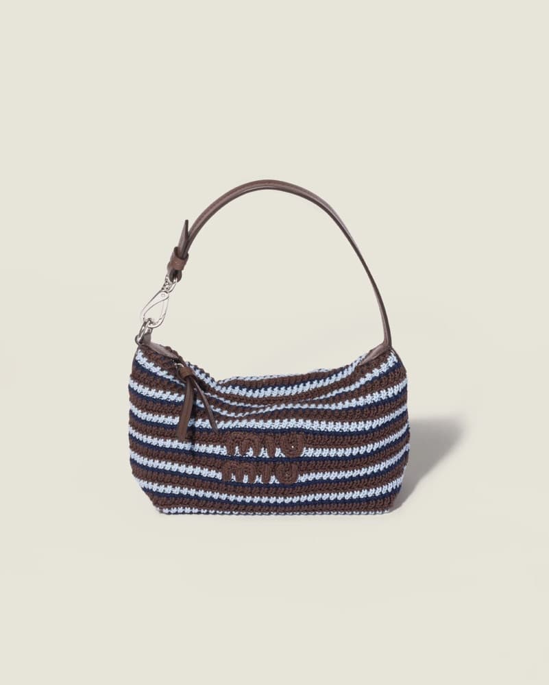 Miu Miu Crochet Bag - Brown/blue - Image 2