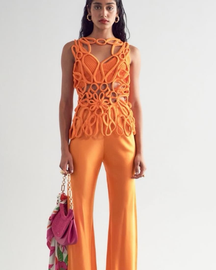 Cult Gaia Crochet Top - Image 1