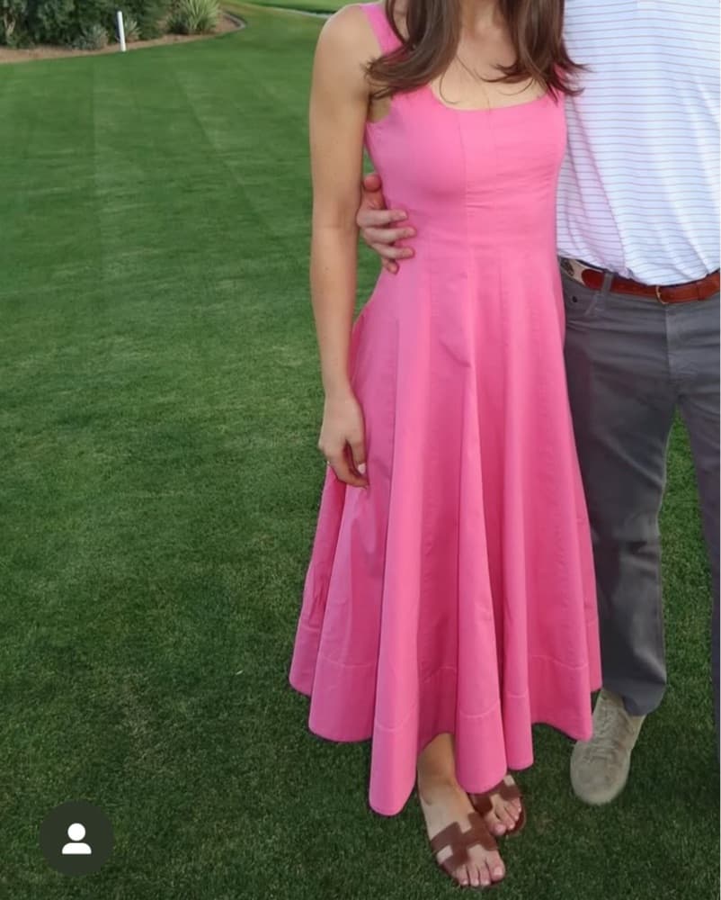 Staud Wells Dress - Pink - Image 1