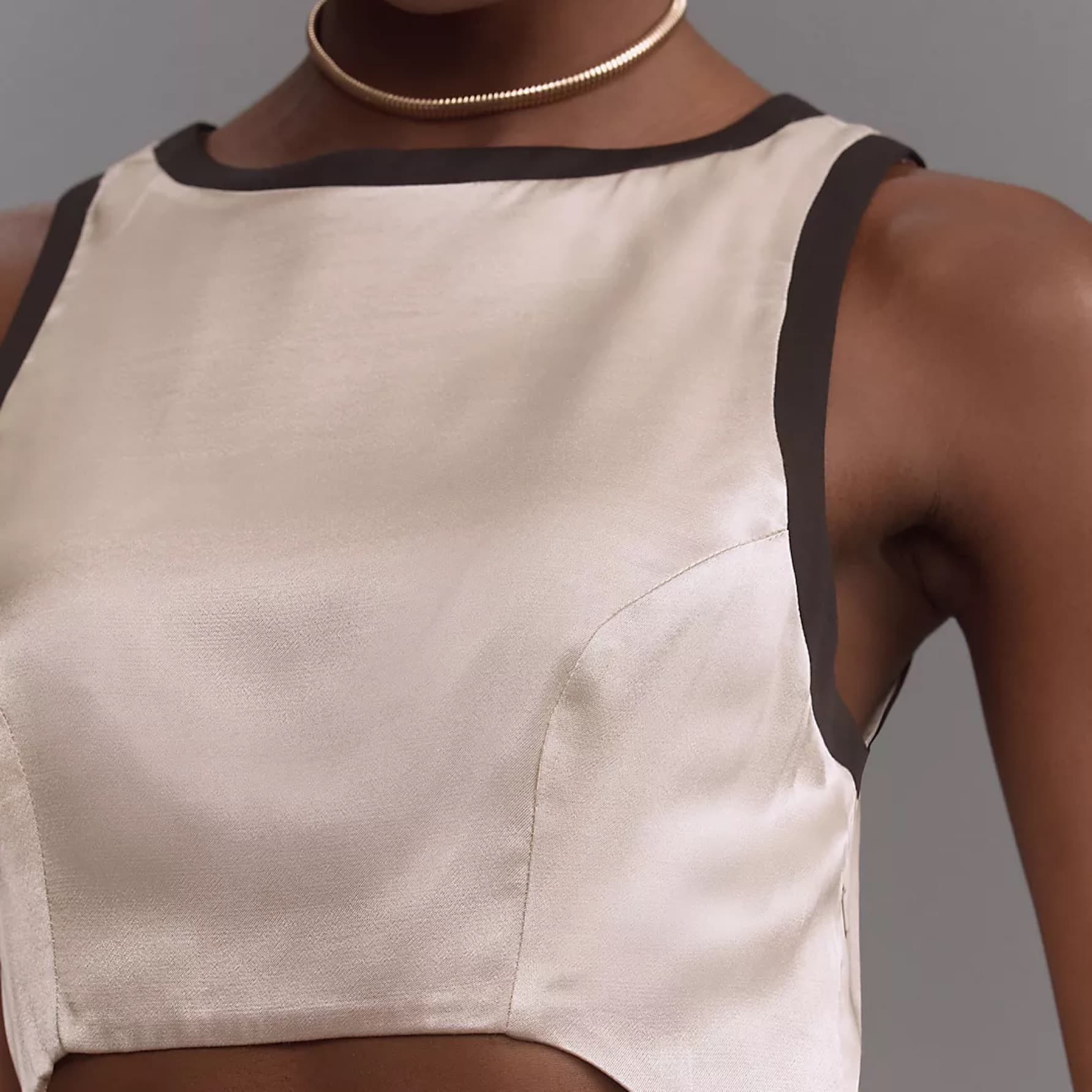 Anthropologie Ivory Cutout Dress | M - Image 2