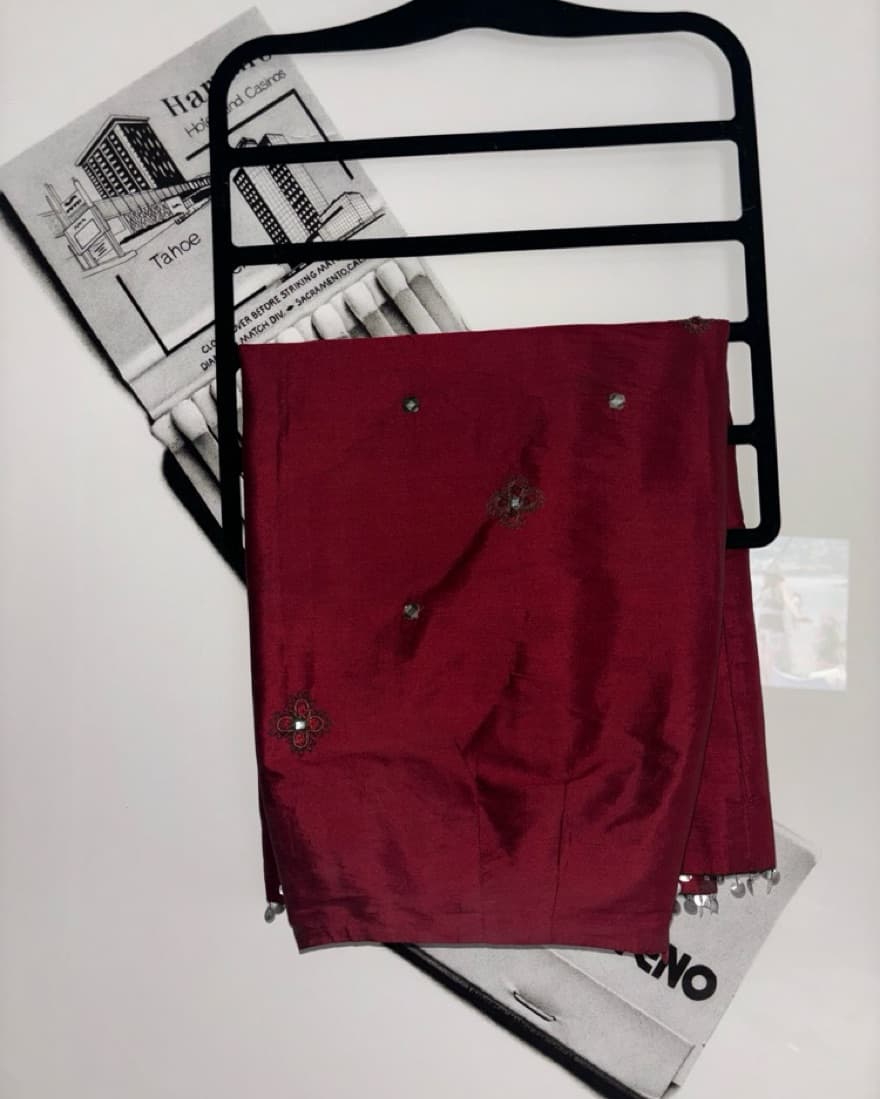 Vintage Mirrored Skirt - Image 1