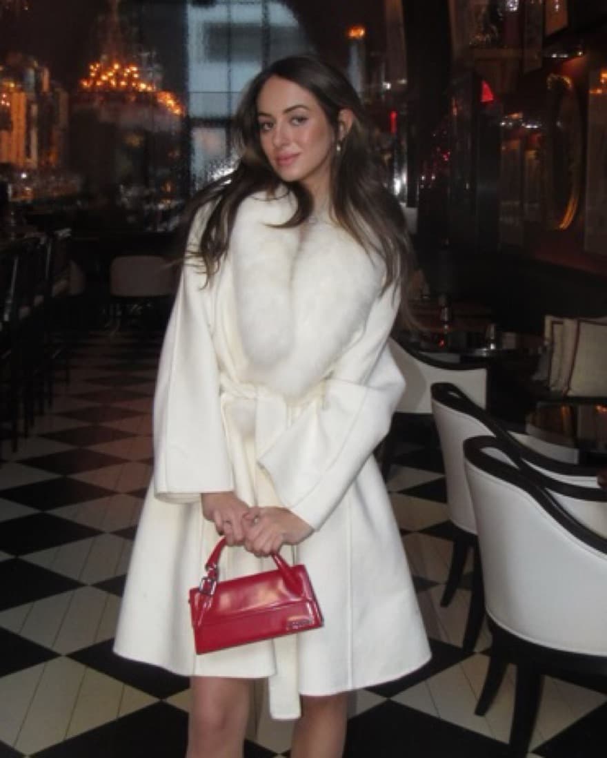 Winter White Fur Coat - Image 1