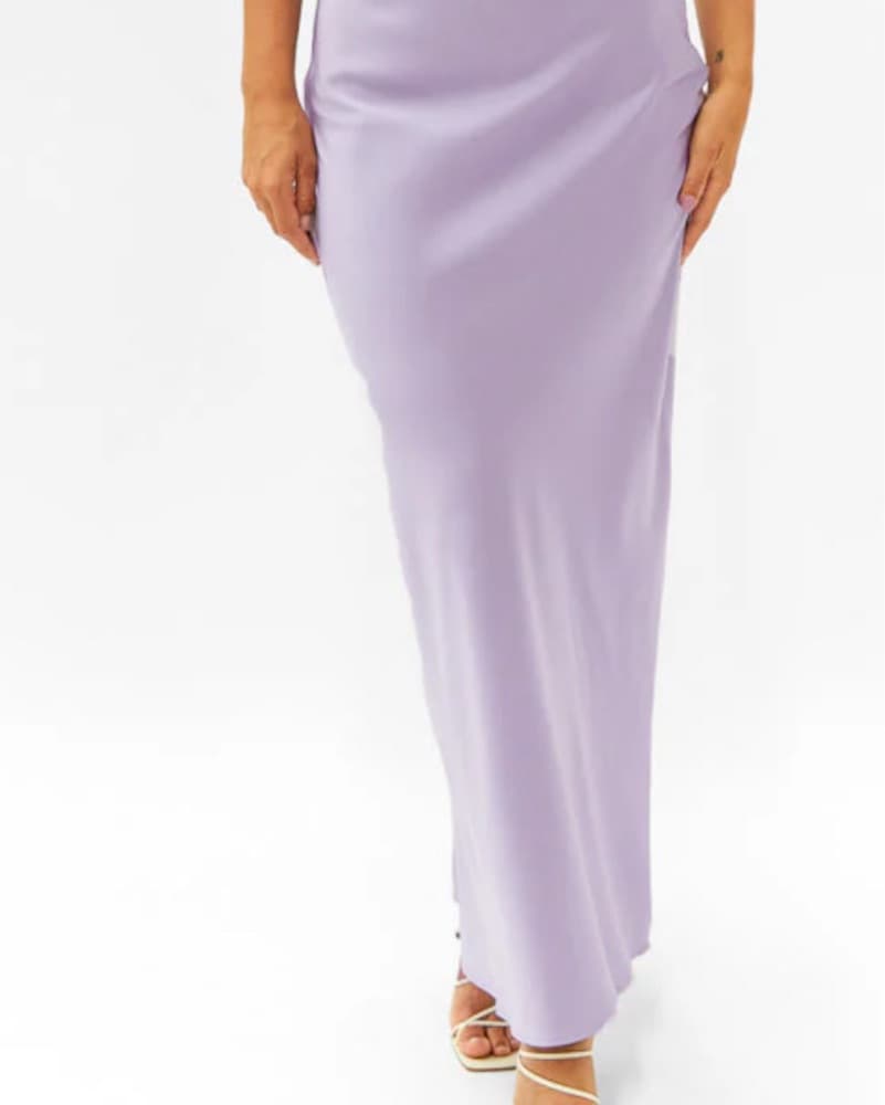Strapless Lavendar Dress - Image 3