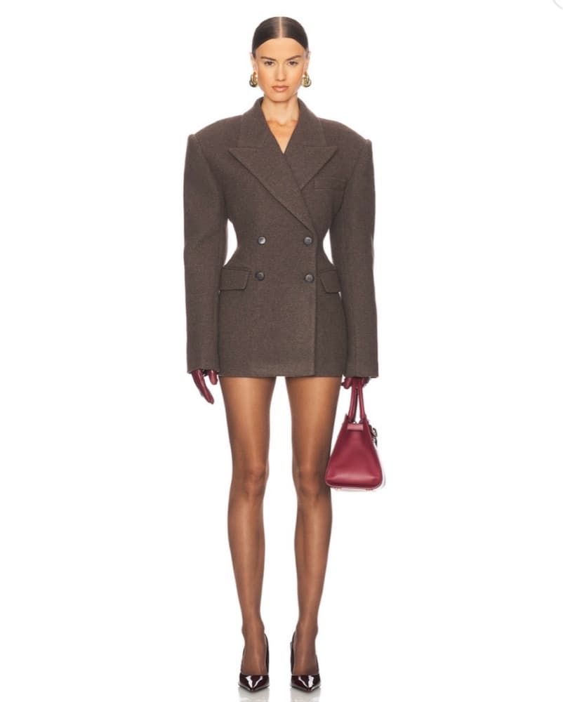 Helsa Wool Blend Blazer Dress - Image 2