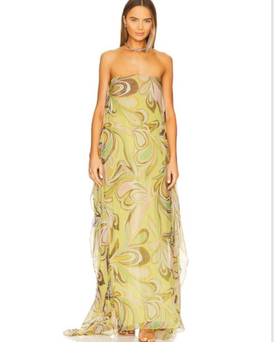 Alexis Cami Gown In Golden Ethereal  - Image 2