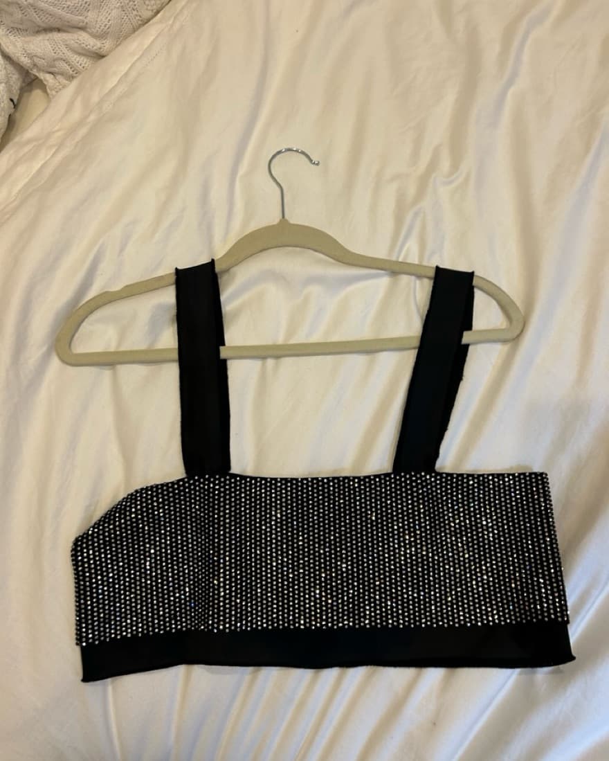 Revolve Nonchalant Label Sparkly Top - Image 2