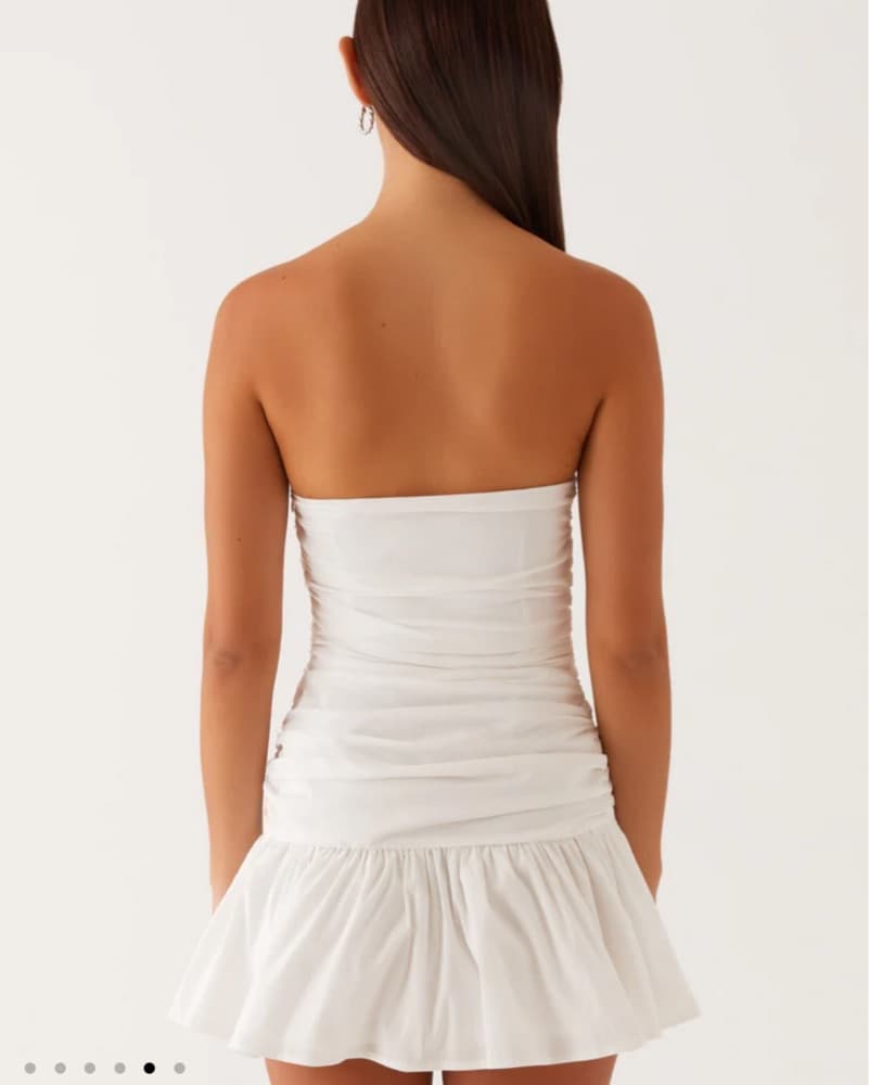White Mini Dress - Image 3