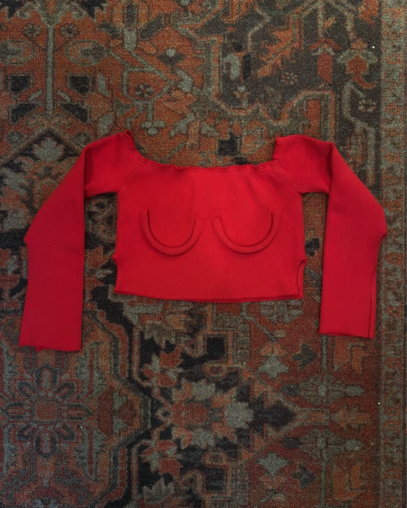 Orseund Iris Red Sweater - Image 4