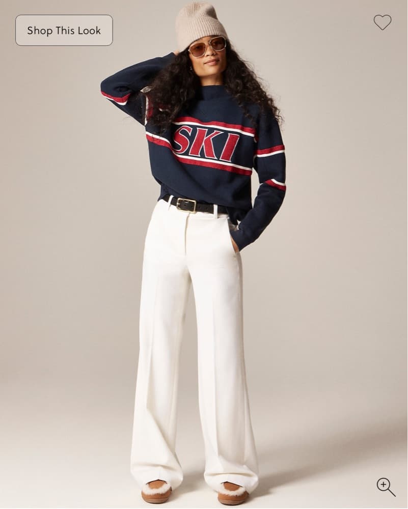 Heritage fleece "Ski" graphic sweatshirt - Image 4