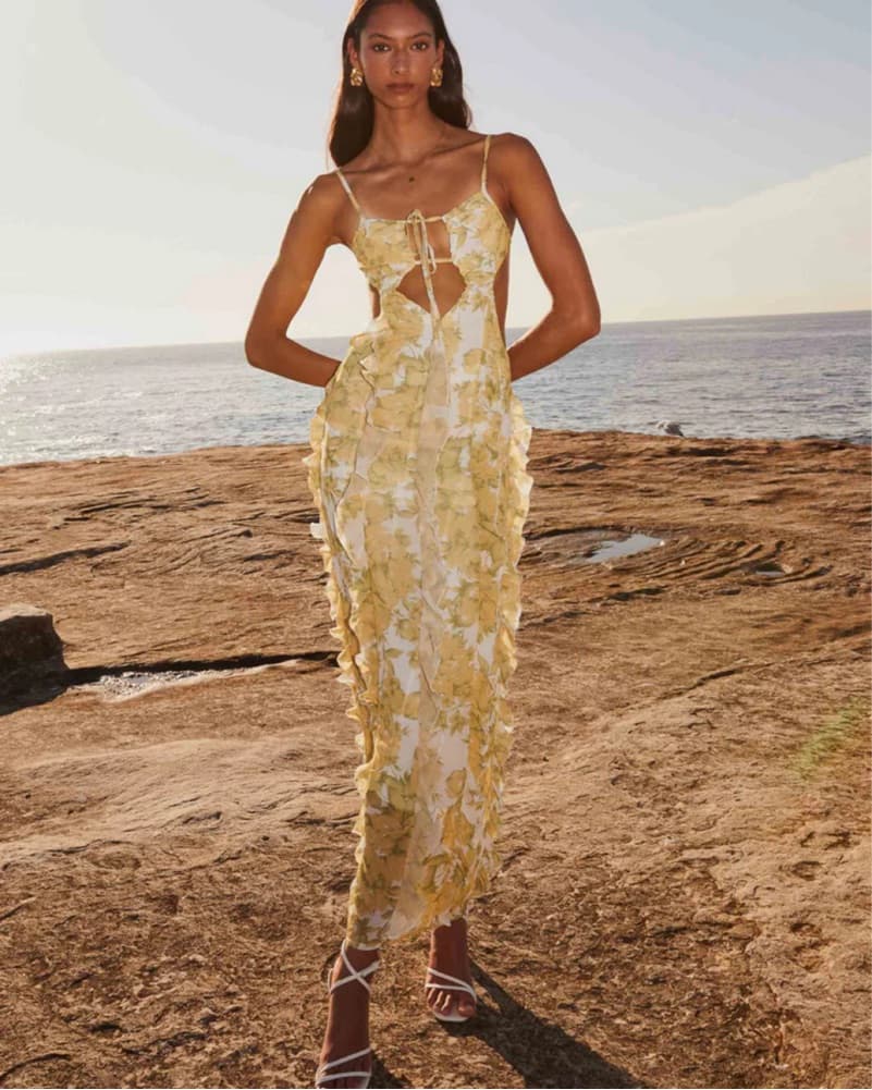 Enchanting Floral Maxi Dress - Image 5