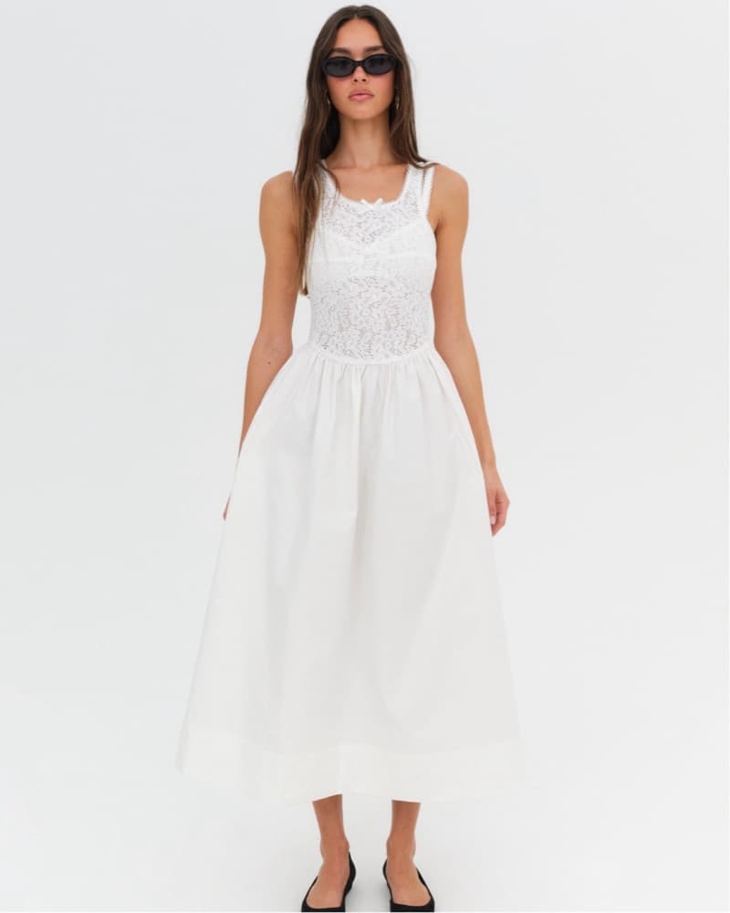 For Love & Lemons: Mandy Midi Dress - Image 1