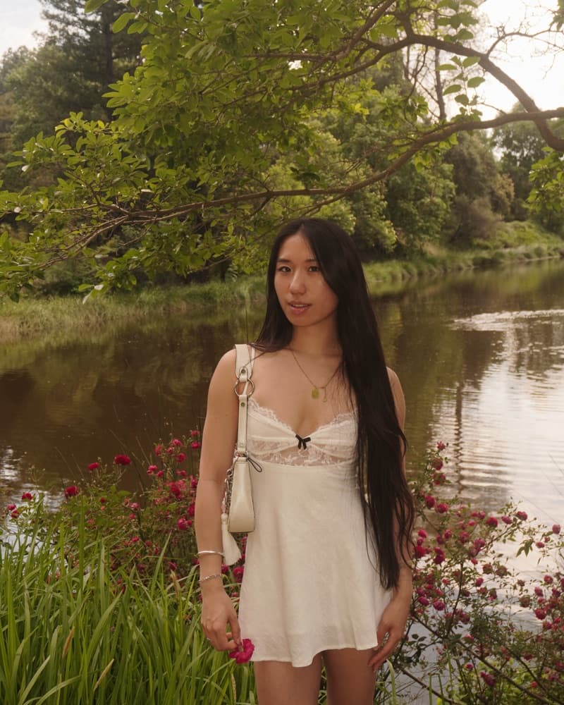 Real Silk Lace Slip- Dress - Image 3
