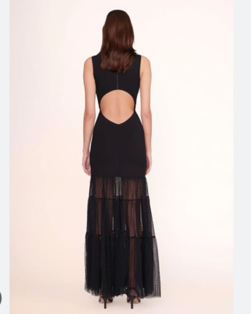 Staud Black Gown - Image 3