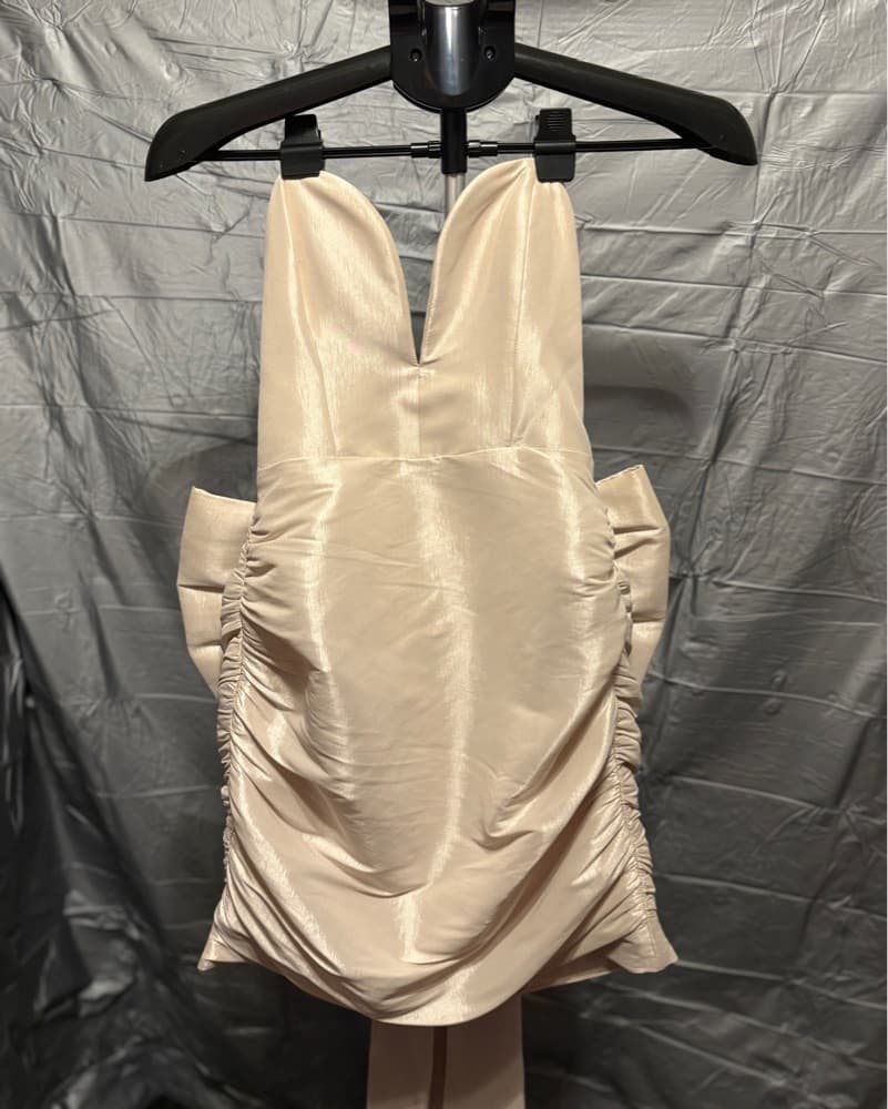 Designer Sample Corset dress w/ Bow - Image 2