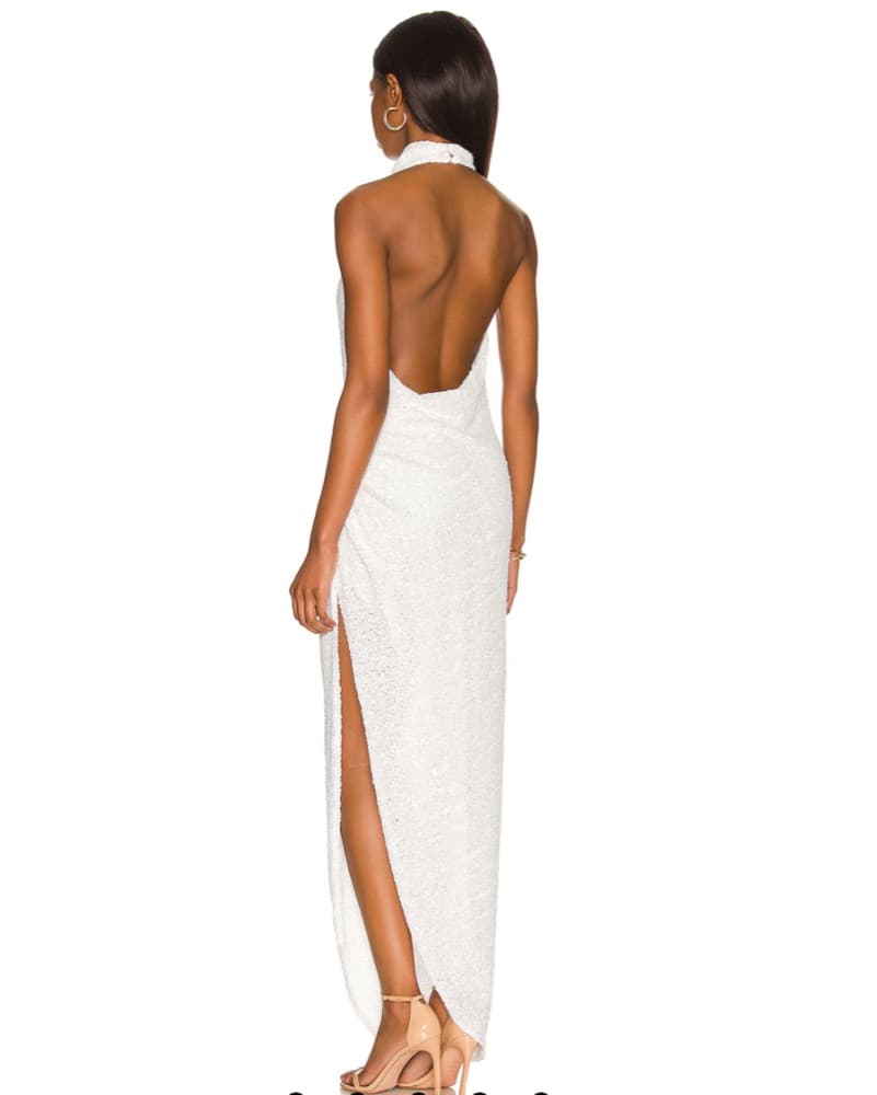Amanda Uprichard - White Sequins - Image 2