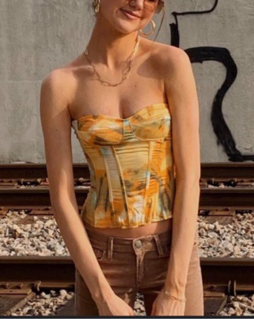 Tie Dye Corset Top - Image 2