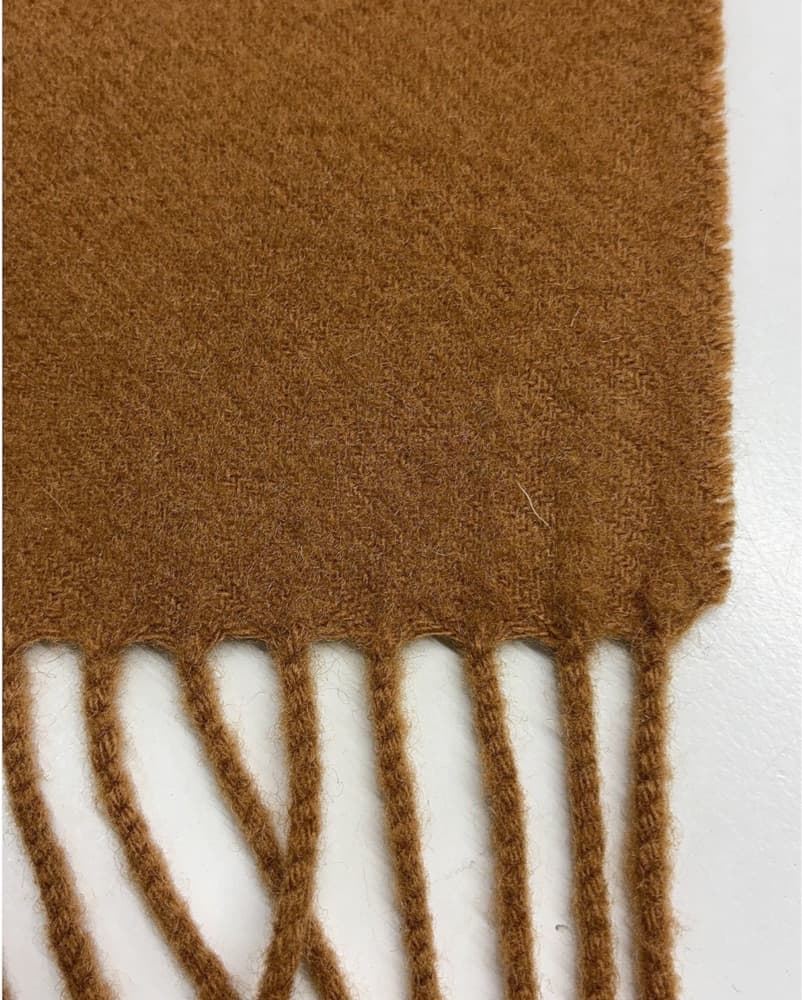 YSL Wool & Cashmere Scarf Camel - Image 4