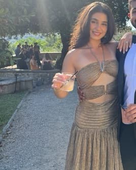 Insane Gold Revolve Dress With Cutouts  - Image 1