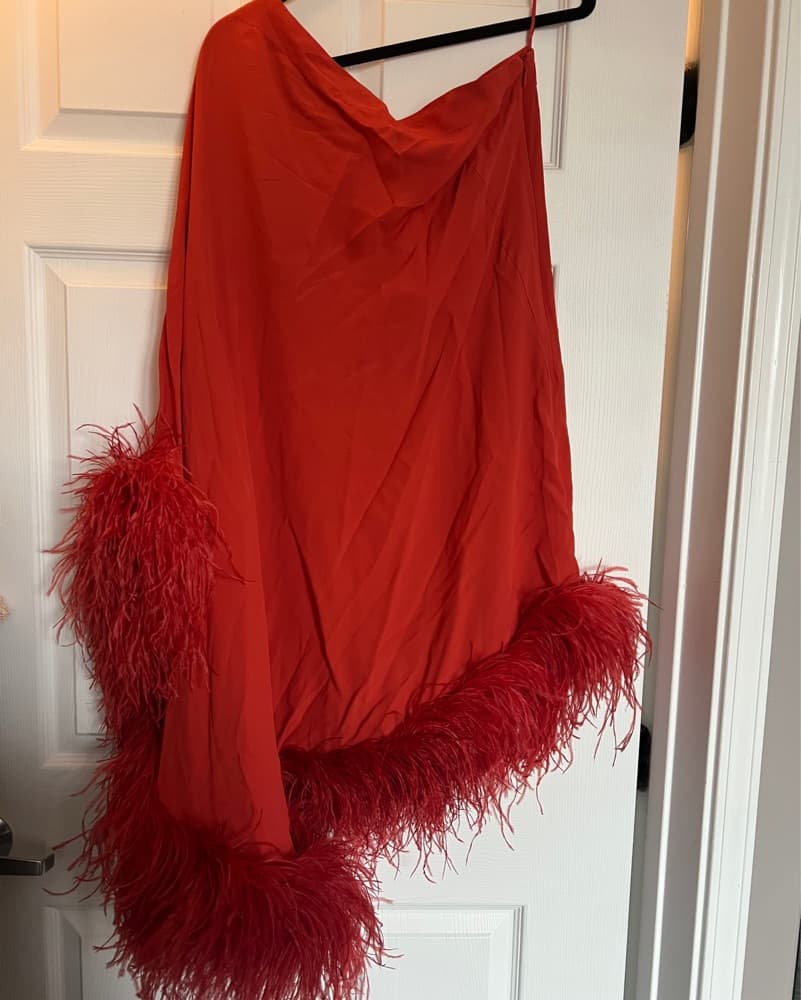 Cult Gaia Myrtle Feather Dress - Image 2