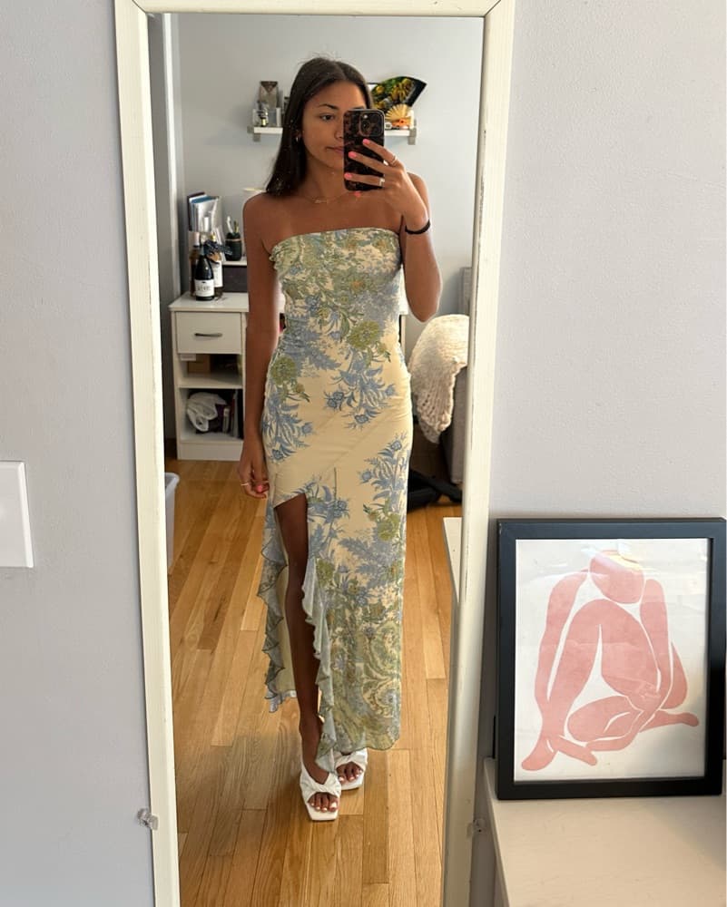 Floral Maxi Formal Dress - Image 2