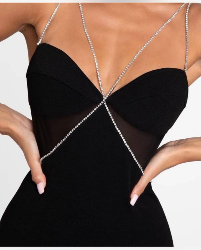 Stunning Black Bodycon Dress - Image 5
