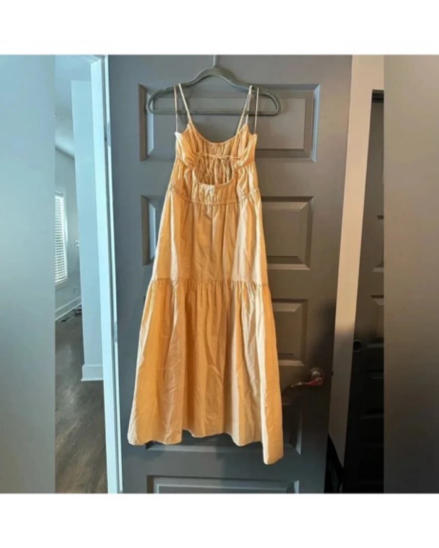 Vince Ruched Camisole Dress Small - Image 4