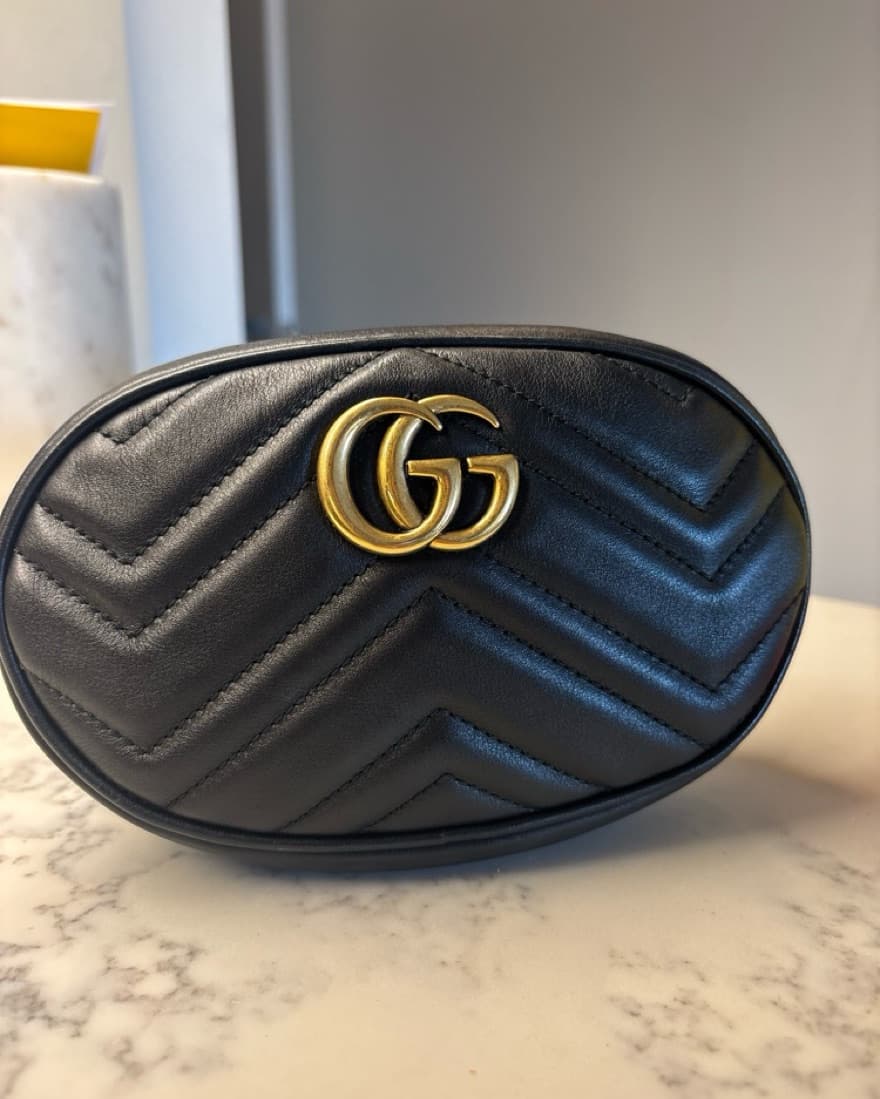  Gucci Double G Marmont Waist Bag - Image 4