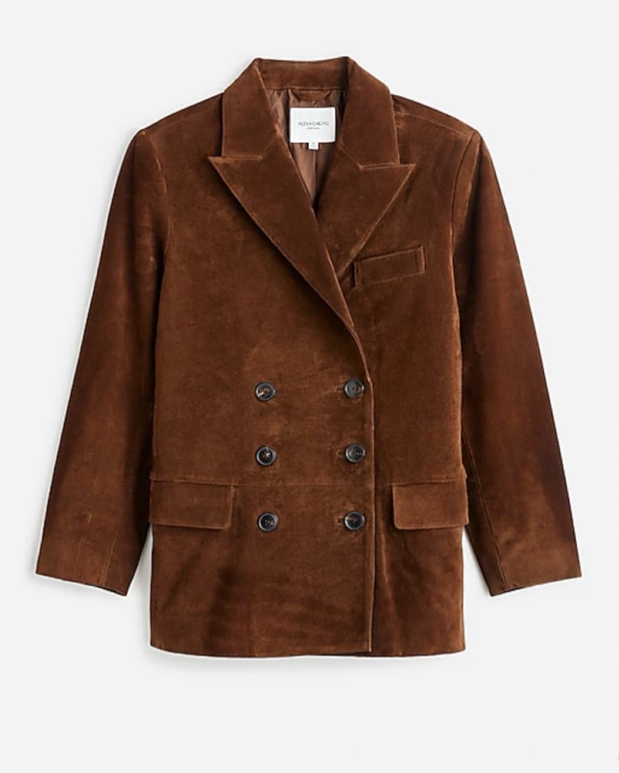 Alexa Chung Madewell Suede Blazer - Image 2