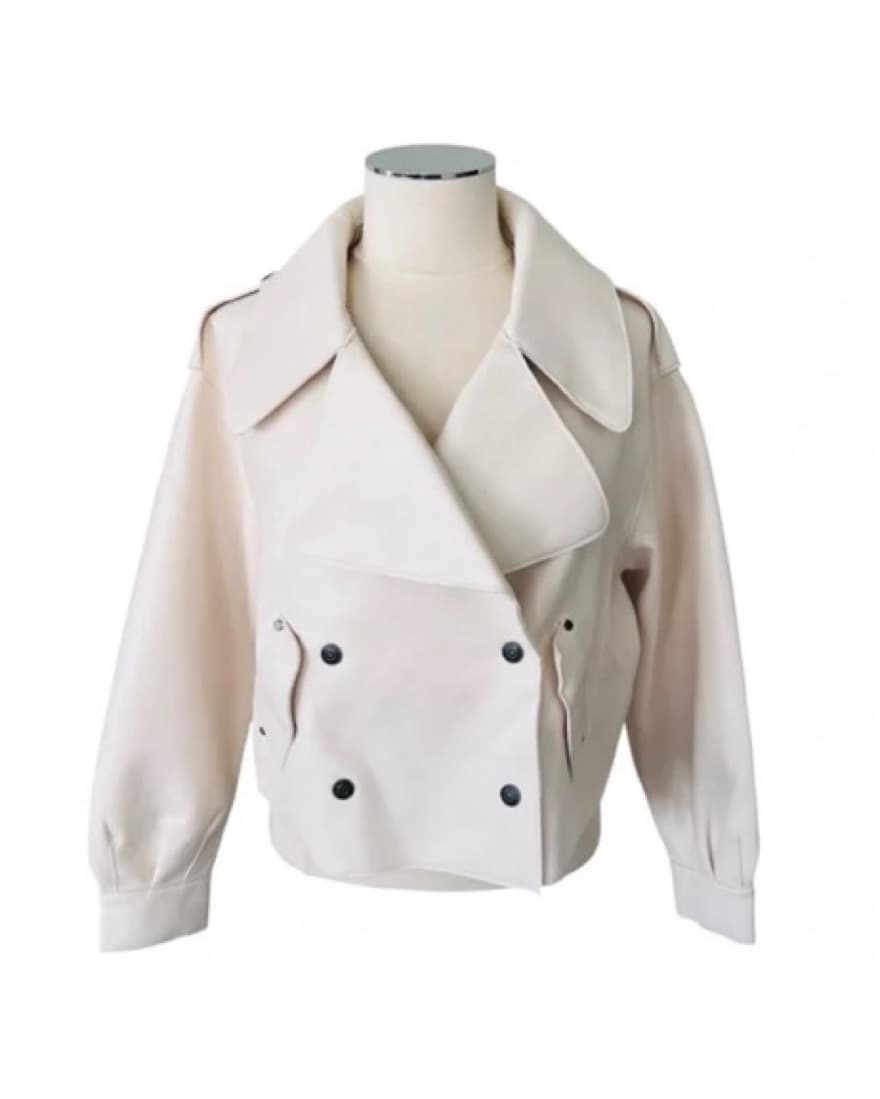 Free People Alexis Leather Jacket - Image 3