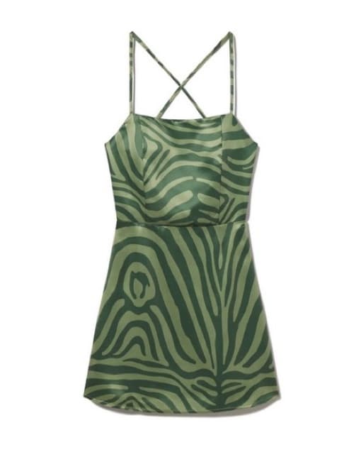 Inamorata Green Mini Dress - Image 1