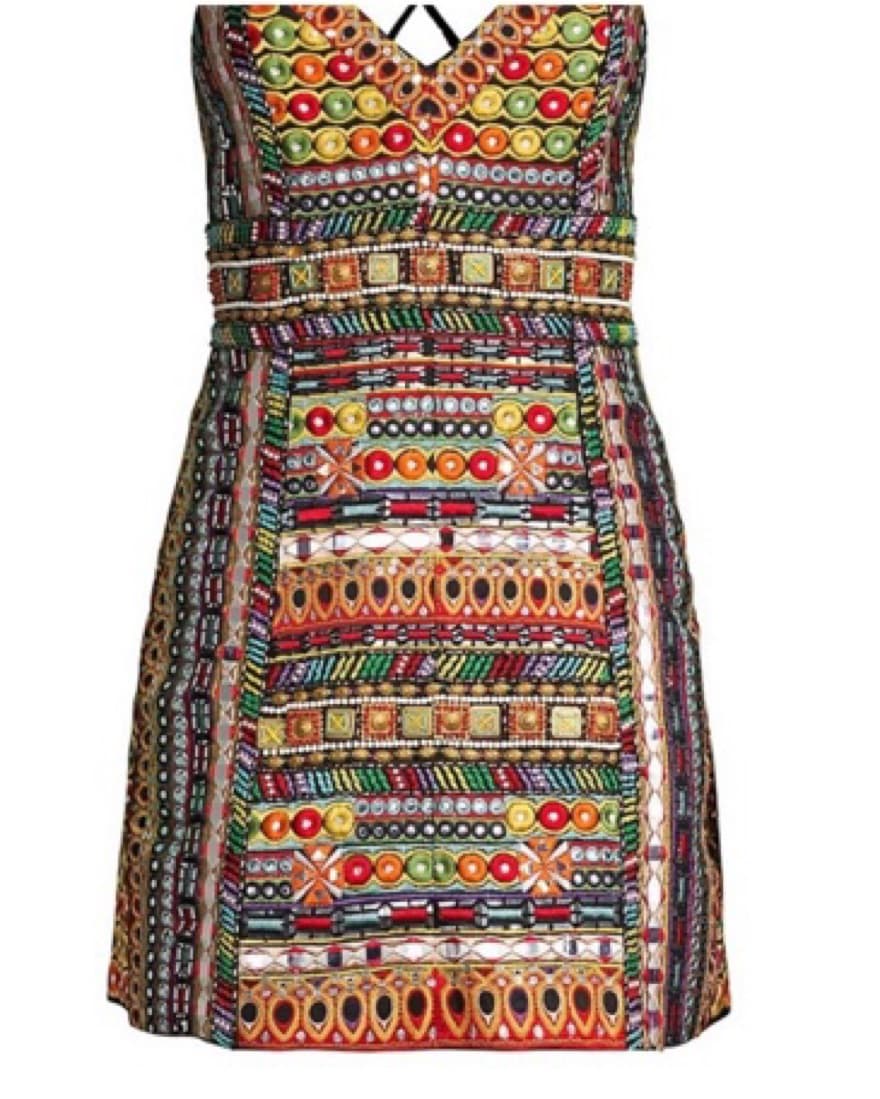 Alice & Olivia ‘Tayla’ Embroidered Dress - Image 4