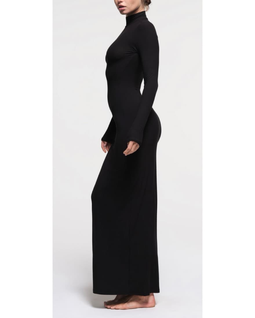 SKIMS Soft lounge turtleneck long dress - Image 3