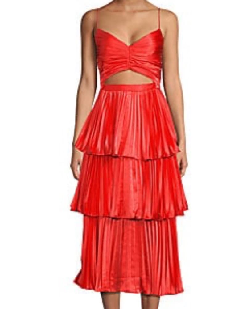 AMUR pleated dress - Image 1