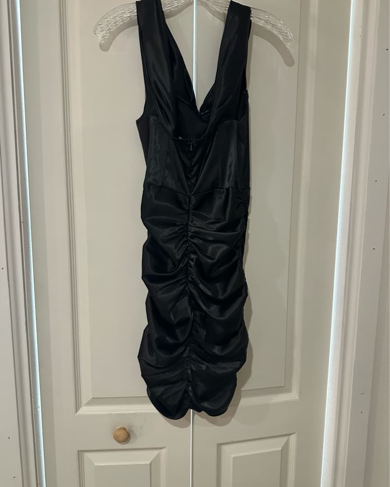 LEAU black mini dress - Image 2