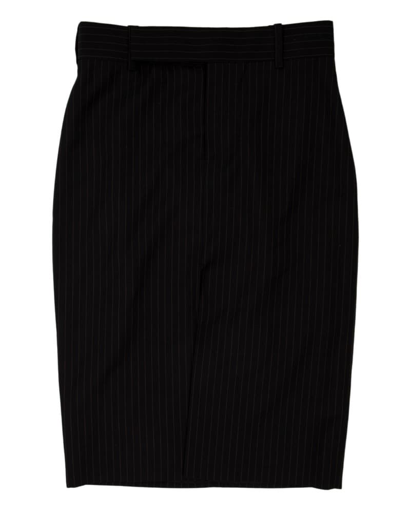 Gucci Pinstripe Knee Length Skirt - Image 2