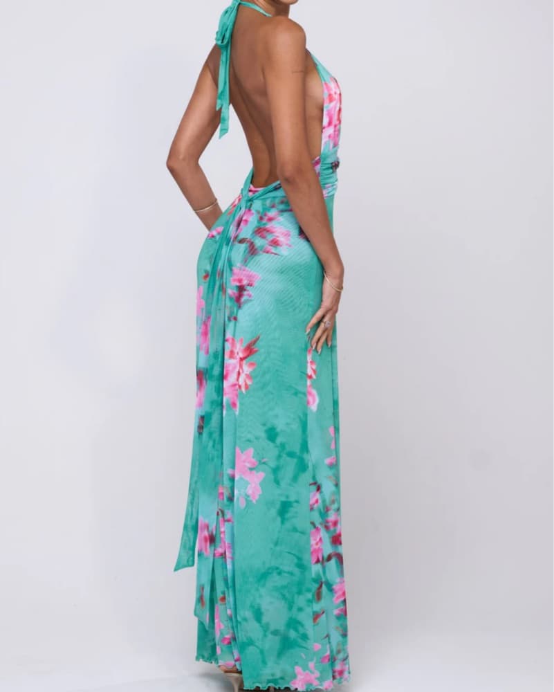 Floral Mesh Maxi - Image 3